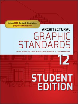 cover image of Architectural Graphic Standards